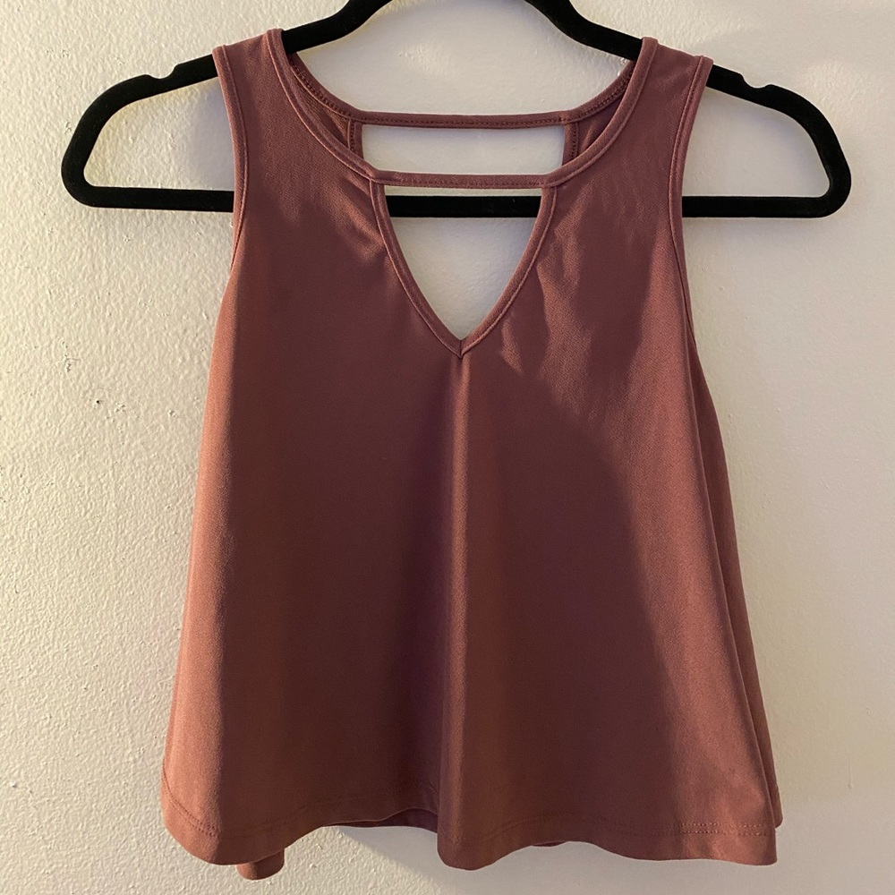 Pink forever 21 crop top size small